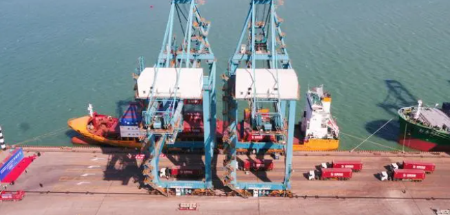 河北黄骅到广州集装箱内贸海运航路开明